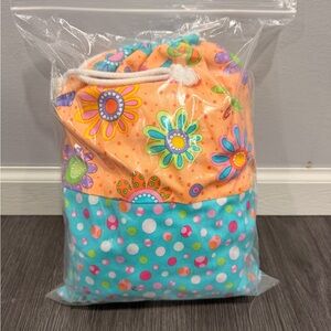 Handmade Reversible Travel Cart or Highchair Cover - NWT